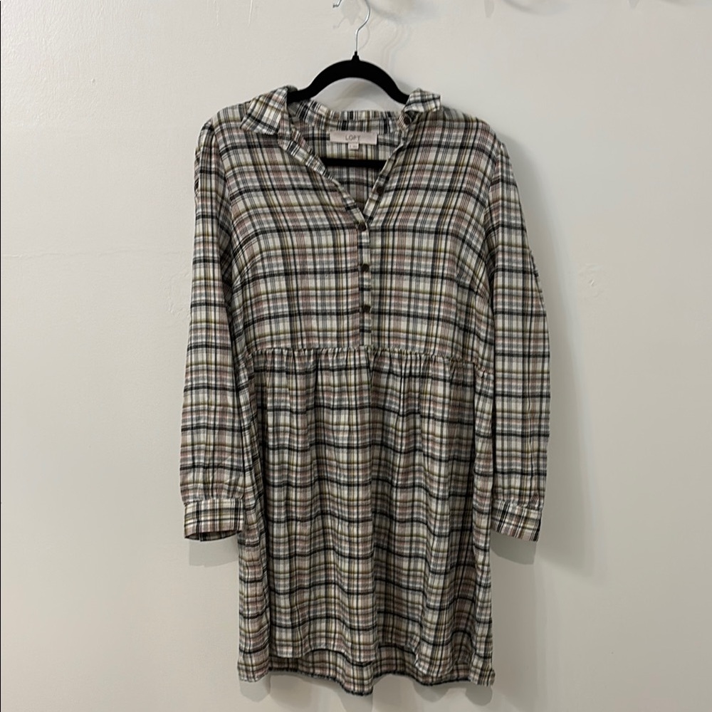 Flannel Plaid Dress